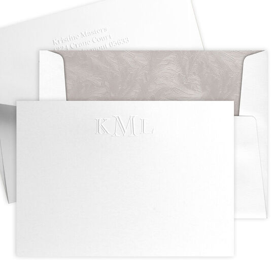 Luxury Masters Flat Note Card Collection - Embossed